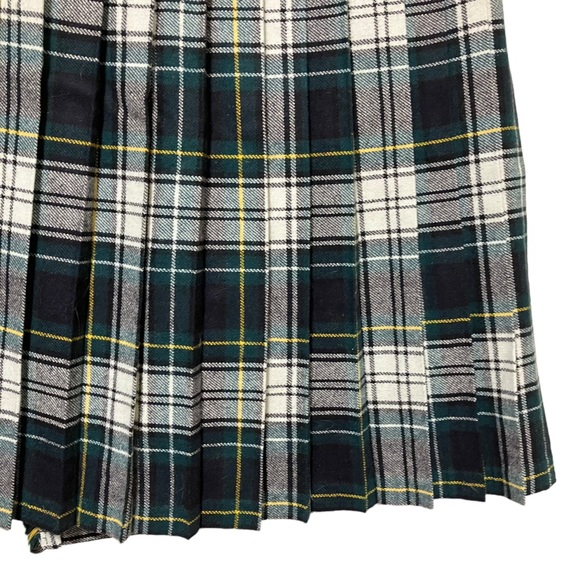 Blarney Wool Blend Irish Plaid Skirt - Picture 6 of 11